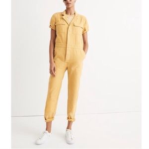 Madewell Yellow Jumpsuit